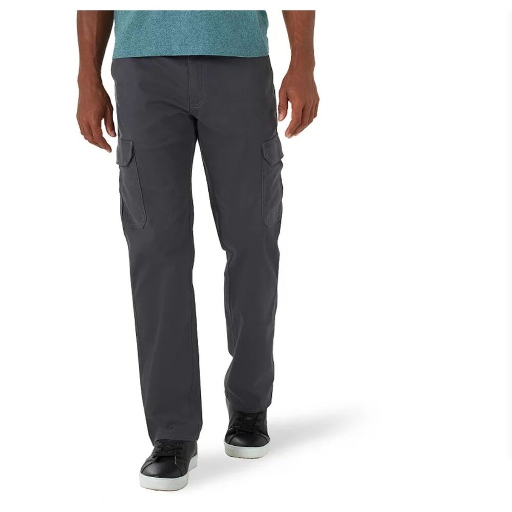 Lee Extreme Comfort MVP Straight Fit Cargo Pants 34x32 Gray